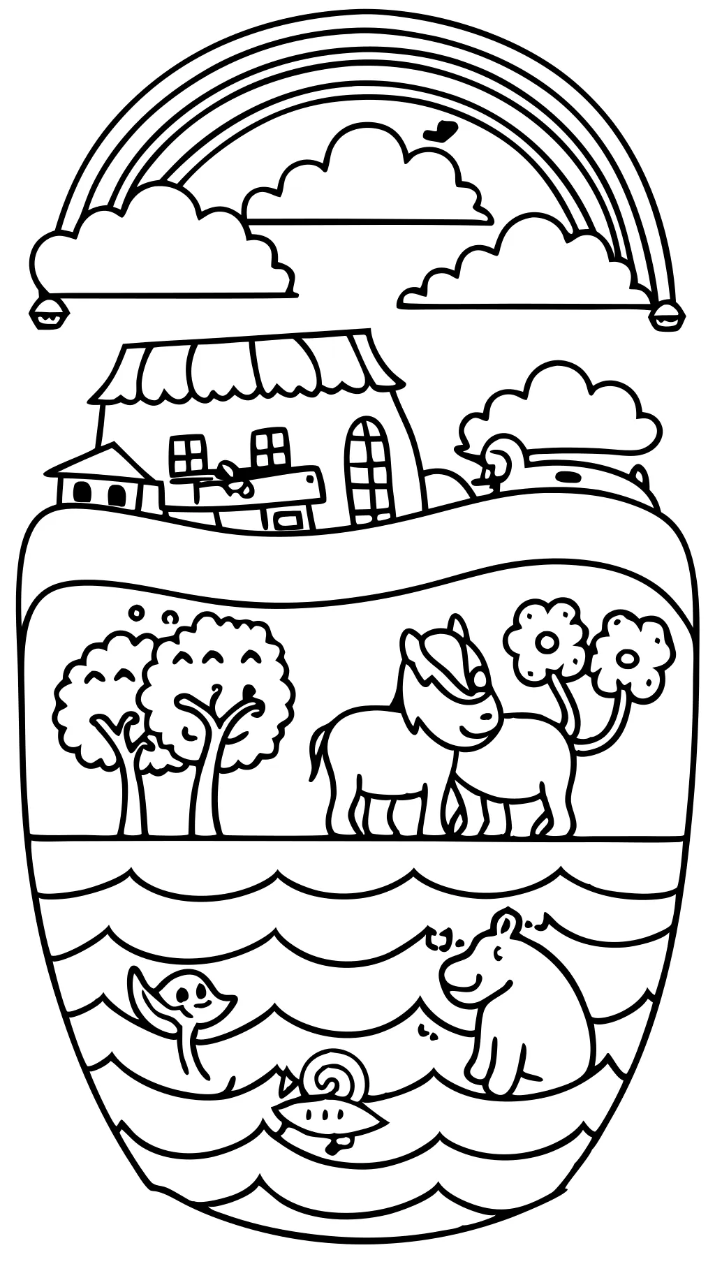 noah’s ark coloring pages